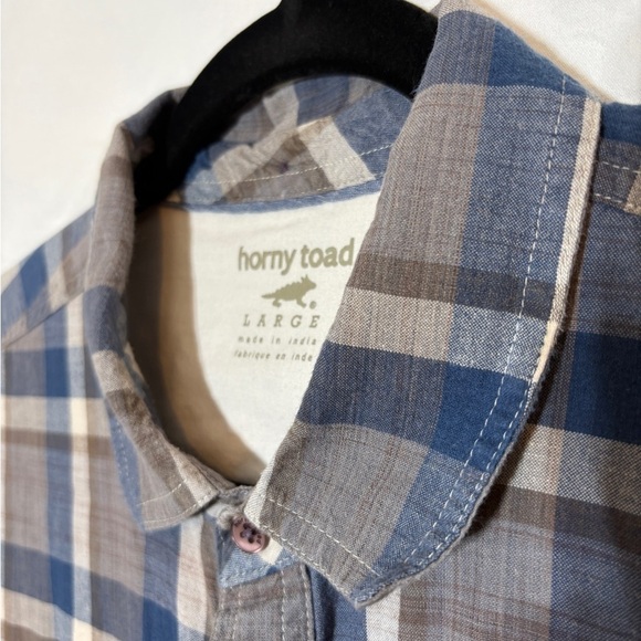 Horny Toad button down shirt organic cotton ￼ - Picture 4 of 11
